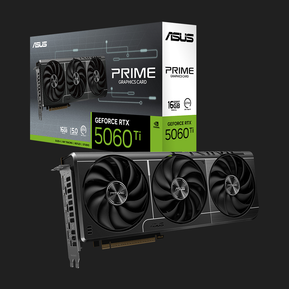 ASUS GeForce RTX 5060 Ti PRIME 16GB Gaming Graphics Card