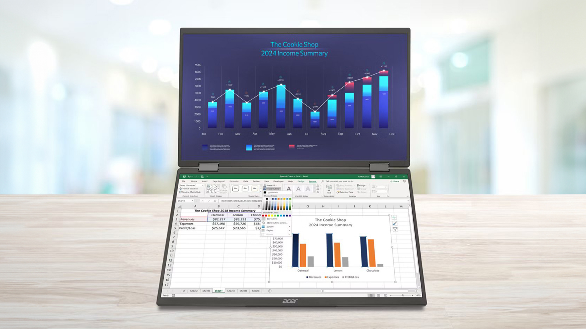 Visual Excellence: Diving into the Display Quality of the Acer PD3