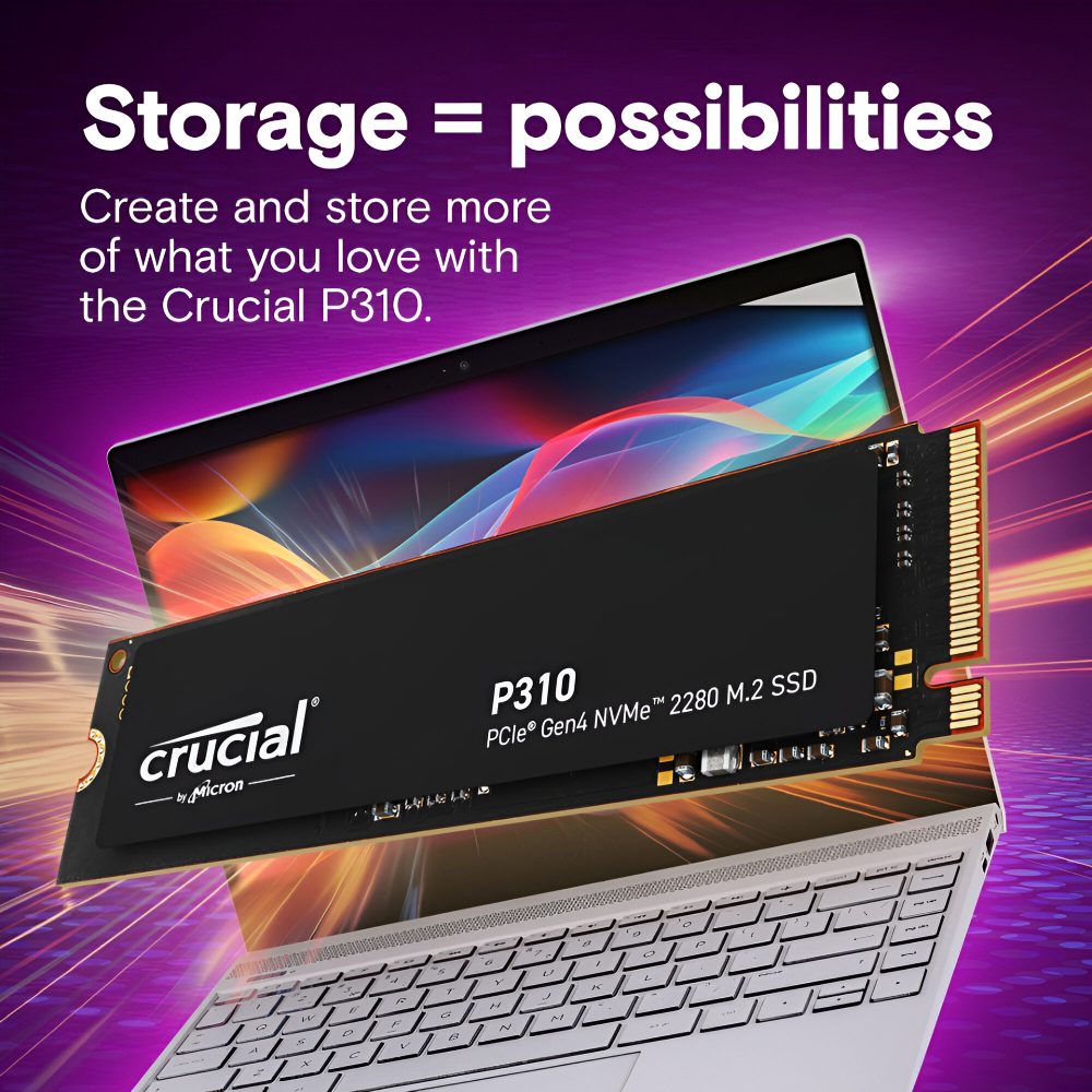 CT500P310SSD8 Crucial P310 500GB NVMe SSD