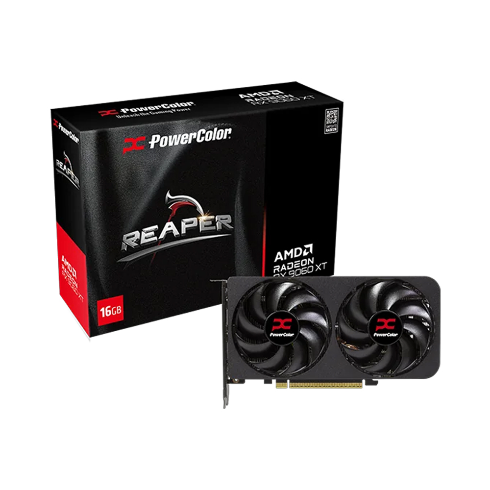 PowerColor Radeon RX 9060 XT 16GB GPU - RX9060 XT 16G-A