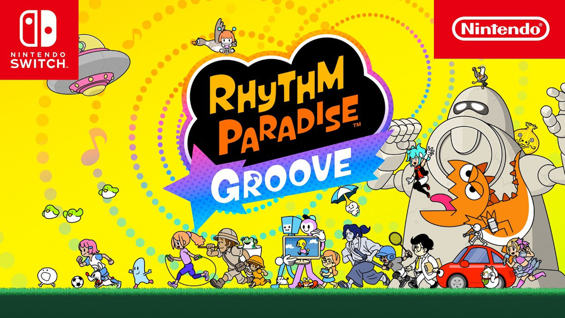 Rhythm Paradise Groove game artwork for Nintendo Switch.